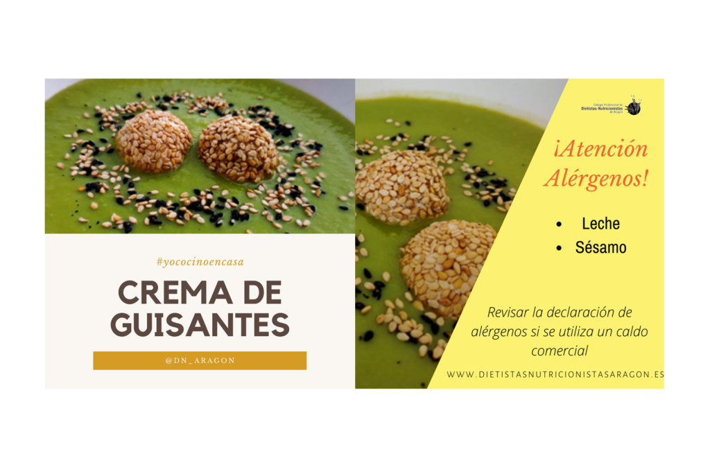 Crema de guisantes