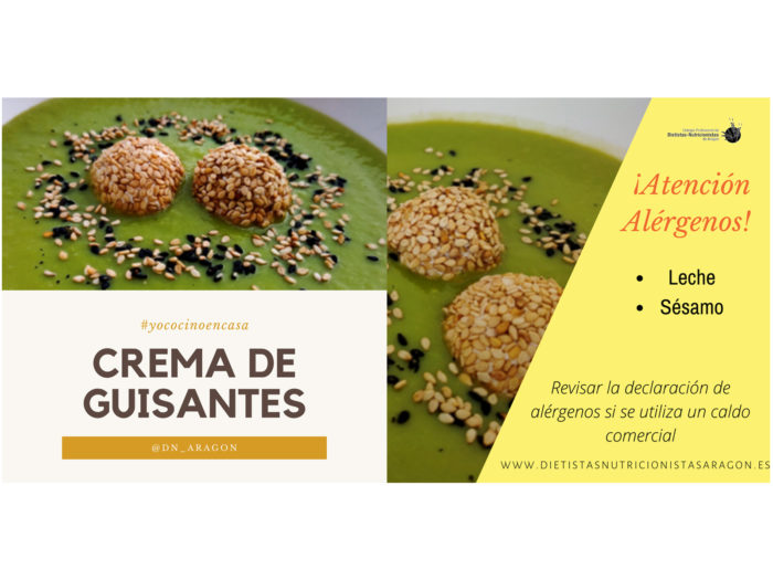 Crema de guisantes
