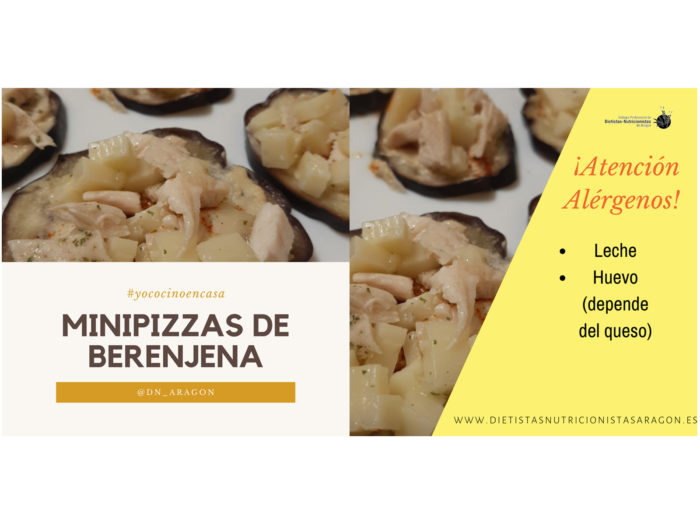 Minipizzas de berenjena