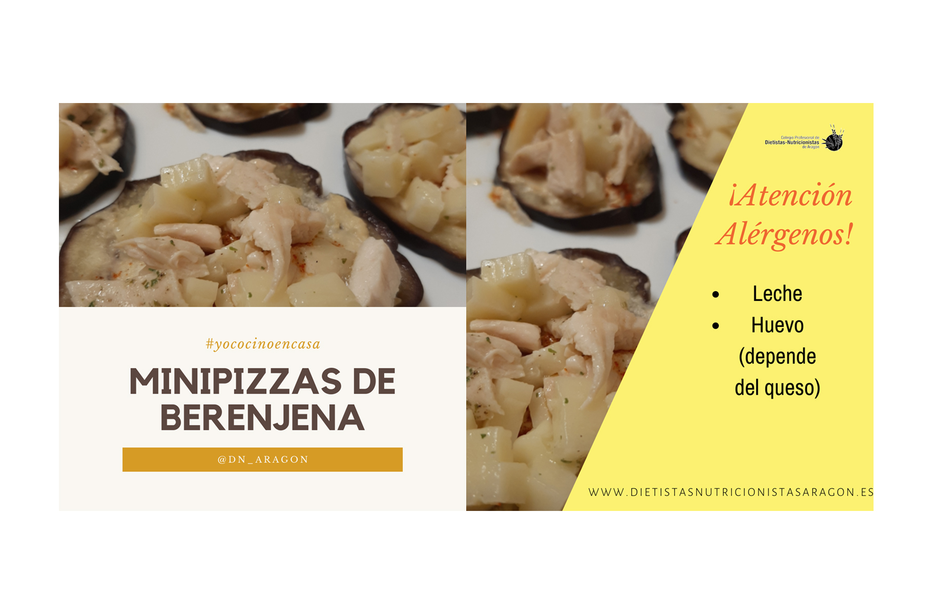 Minipizzas de berenjena