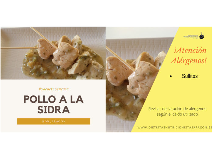 Pollo a la sidra