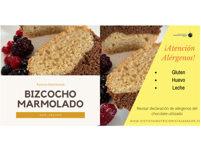Bizcocho marmolado